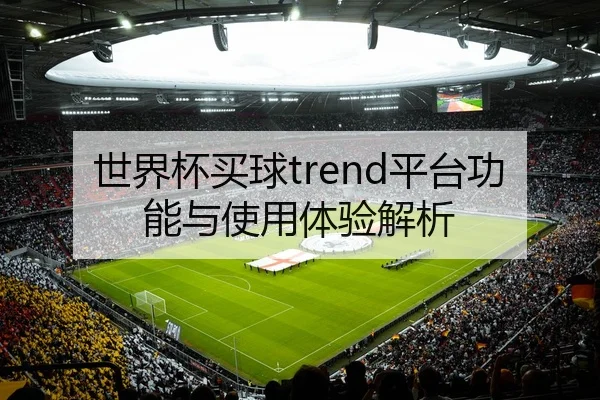世界杯买球trend平台功能与使用体验解析